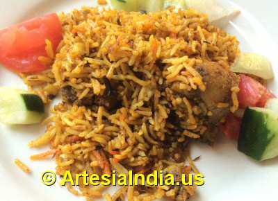 Goat Biryani image © ArtesiaIndia.us