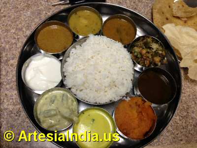 South Indian Thali image © ArtesiaIndia.us