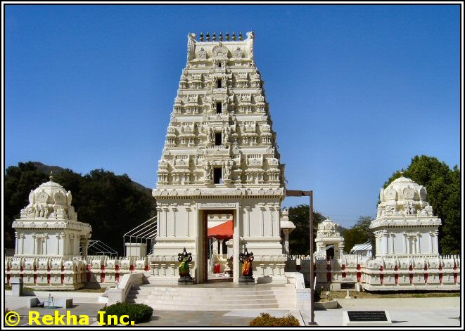 malibu Hindu Temple - Copying or reproduction of this image is prohibited - © Rekha Inc.